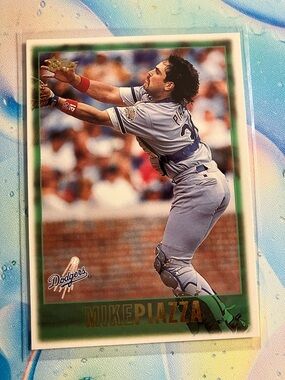 Mike Piazza Baseball card Topps Dodgers MLB.